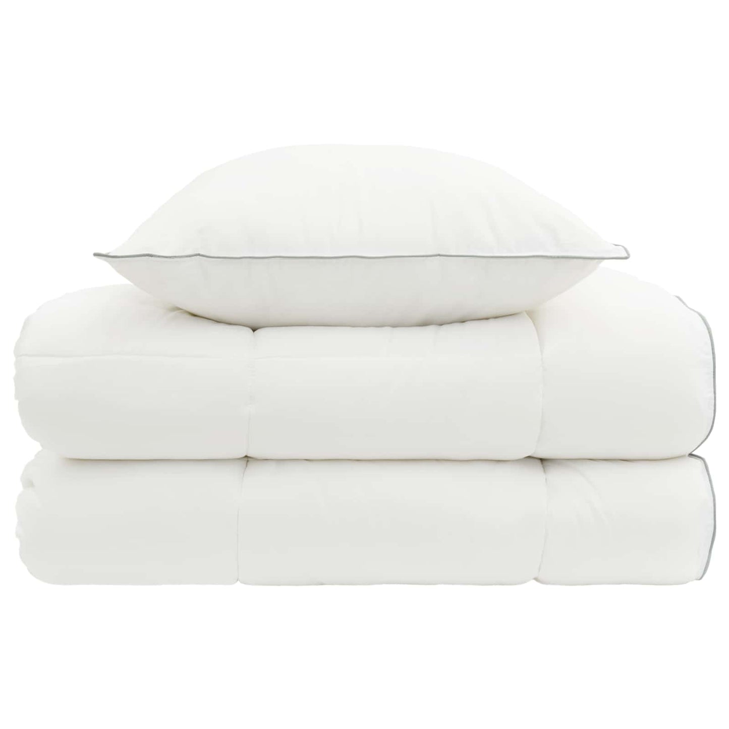 Duvet and Pillow Set 2 pcs 135x200 cm 4 Seasons 200+300 GSM