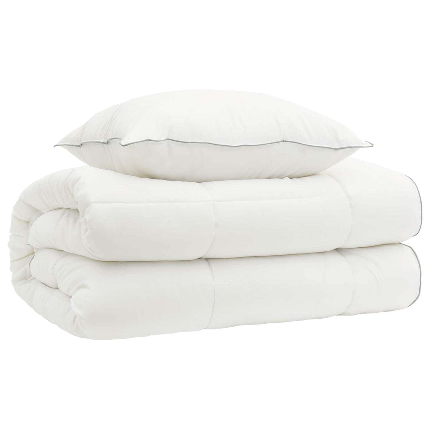 Duvet and Pillow Set 2 pcs 140x200 cm 4 Seasons 200+300 GSM