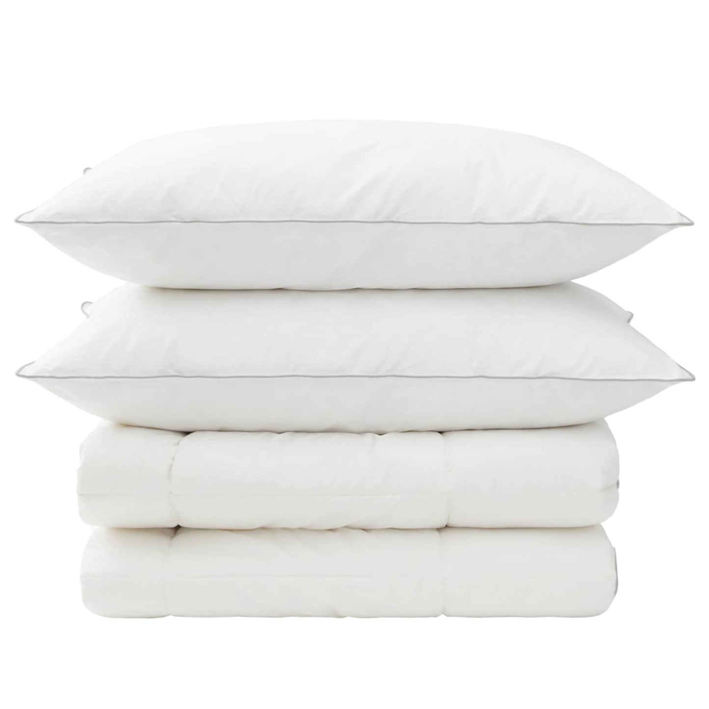 Duvet and Pillow Set 3 pcs 155x220 cm 4 Seasons 220 GSM Wool