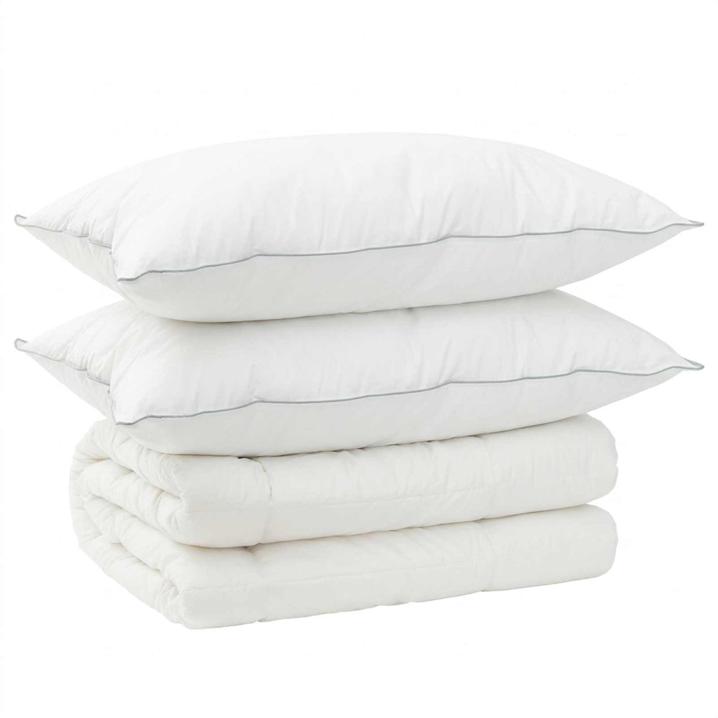 Duvet and Pillow Set 3 pcs 220x240 cm 4 Seasons 220 GSM Wool