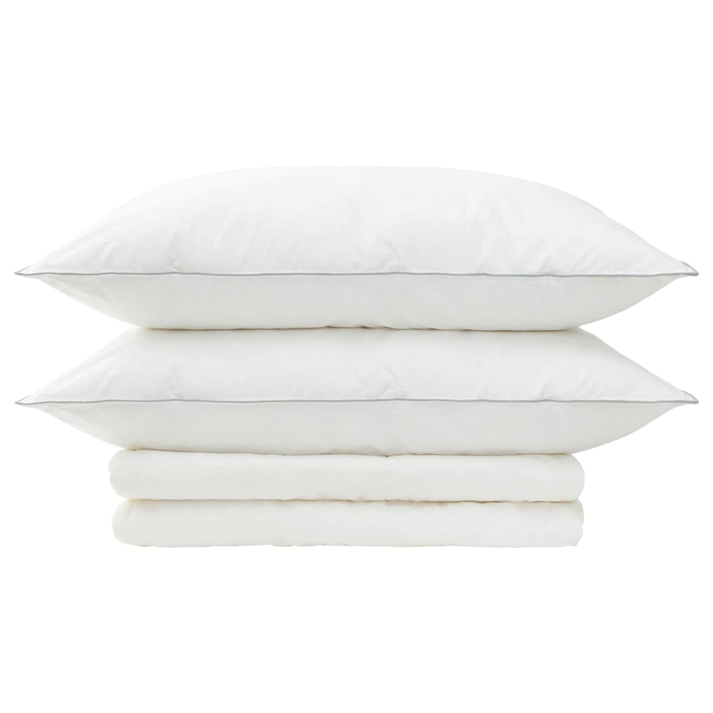 Duvet and Pillow Set 3 pcs 220x240 cm Summer 200 GSM Wool White