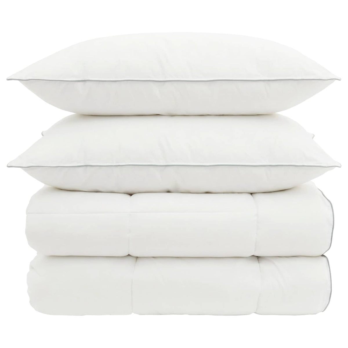 Duvet and Pillow Set 3 pcs 135x220 cm 4 Seasons 200+300 GSM