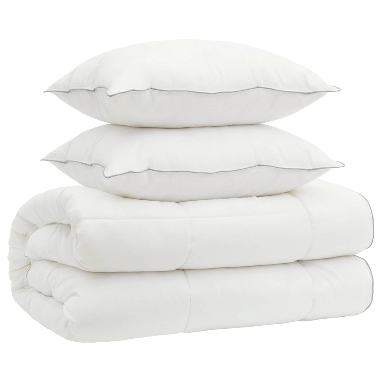 Duvet and Pillow Set 3 pcs 200x220 cm 4 Seasons 200+300 GSM