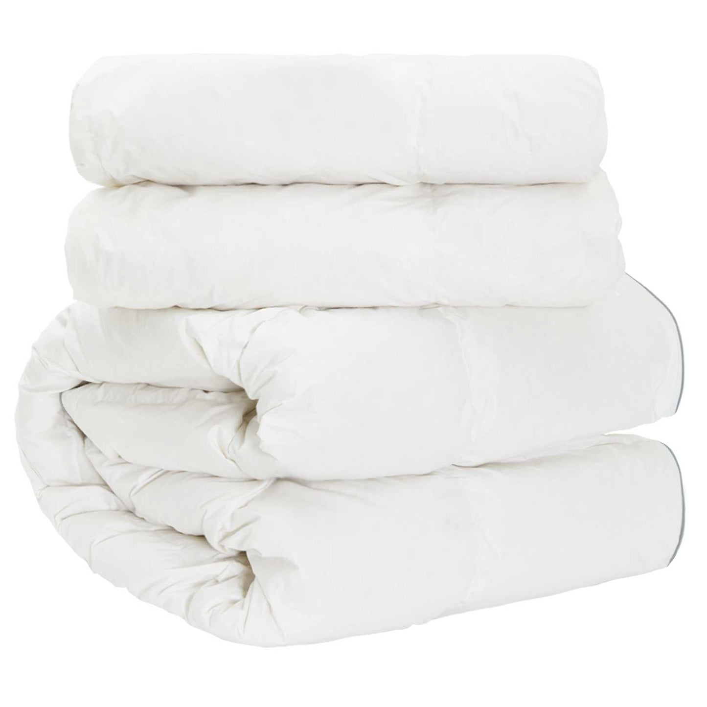 Duvet FULDA 155 x 200 cm 4 Seasons 310 GSM 90% Goose Down White
