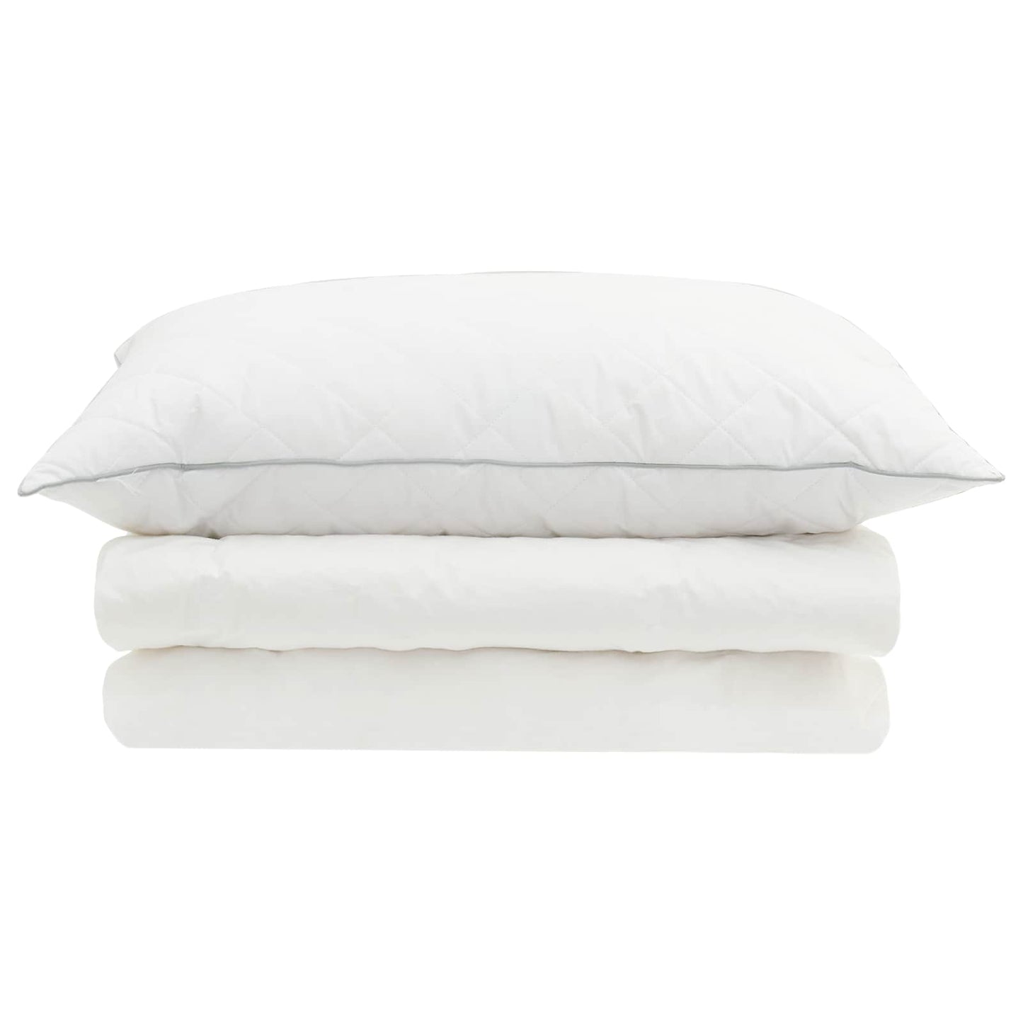 90% Goose Down Duvet Set FULDA 2 pcs 135 x 200 cm Summer White