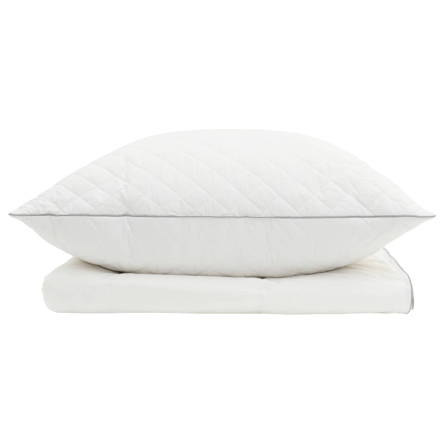 90% Goose Down Duvet Set FULDA 2 pcs 152 x 203 cm Summer White