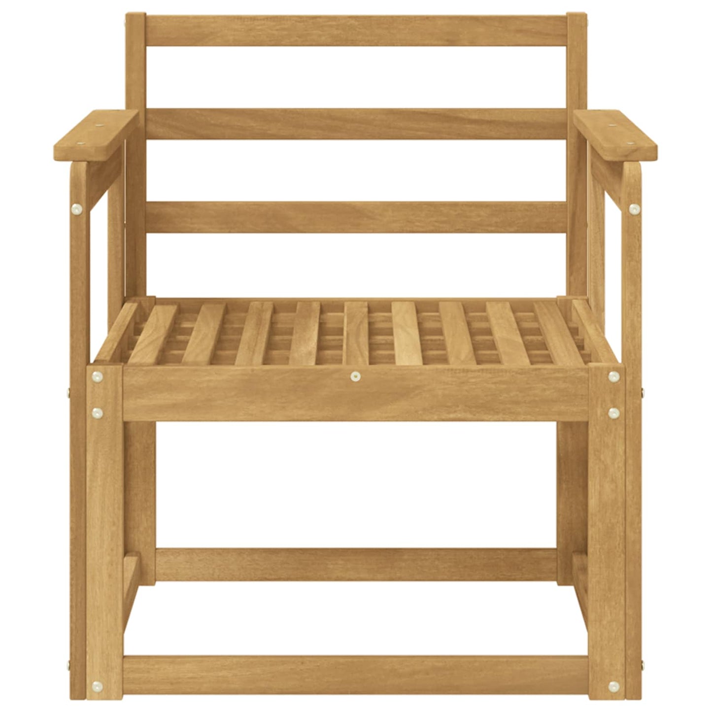 Outdoor Sofa Set Solid Acacia Wood White