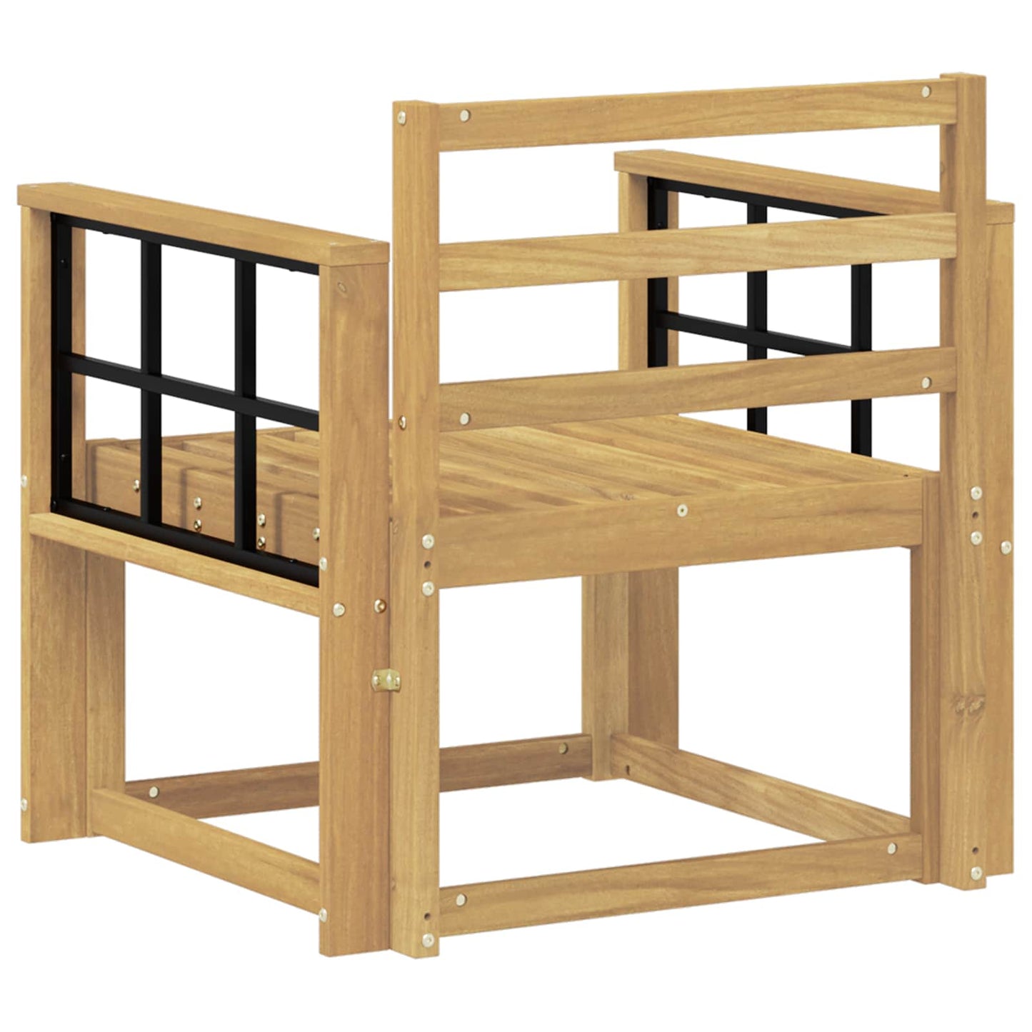 Outdoor Sofa Set Solid Acacia Wood White