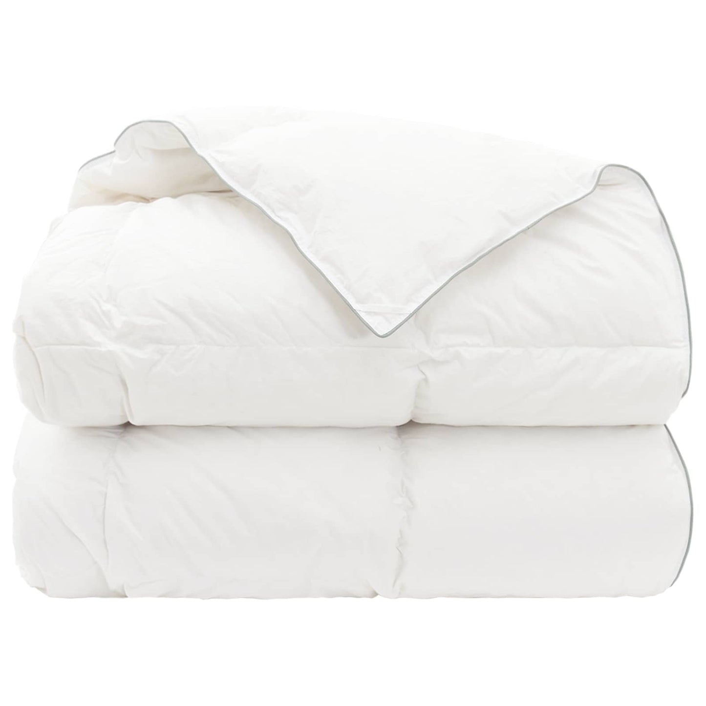 Duvet FULDA 200 x 200 cm 4 Seasons 210 GSM 90% Goose Down White