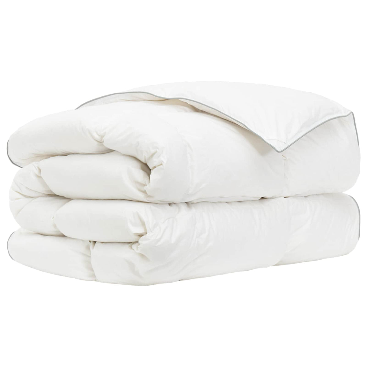 Duvet FULDA 155 x 220 cm 4 Seasons 210 GSM 90% Goose Down White