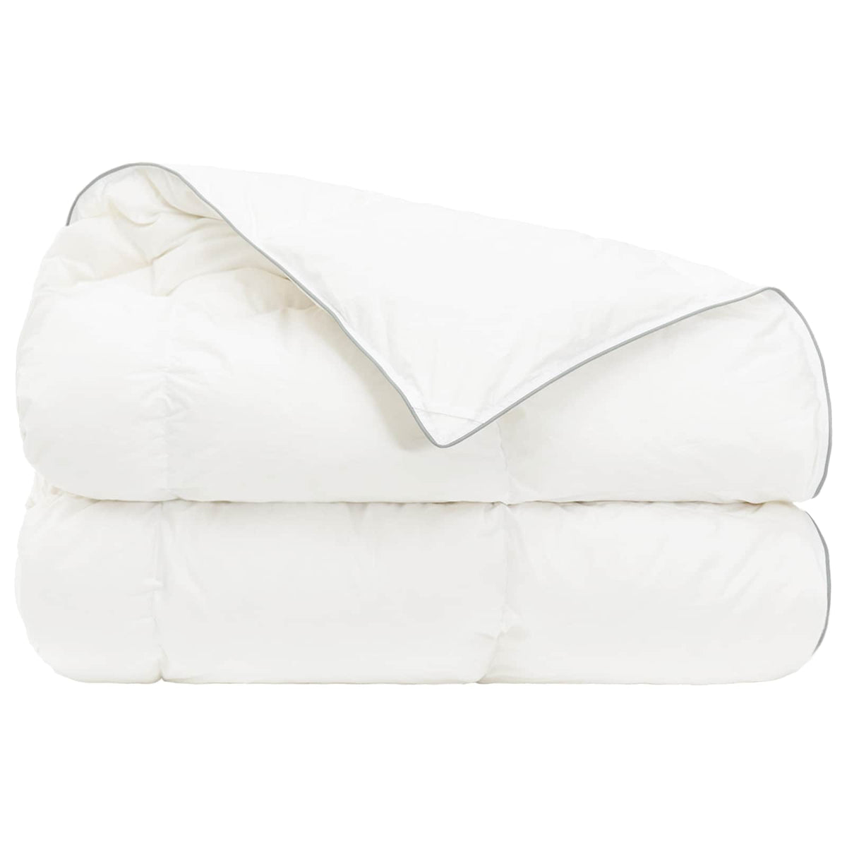 Duvet FULDA 155 x 220 cm 4 Seasons 210 GSM 90% Goose Down White