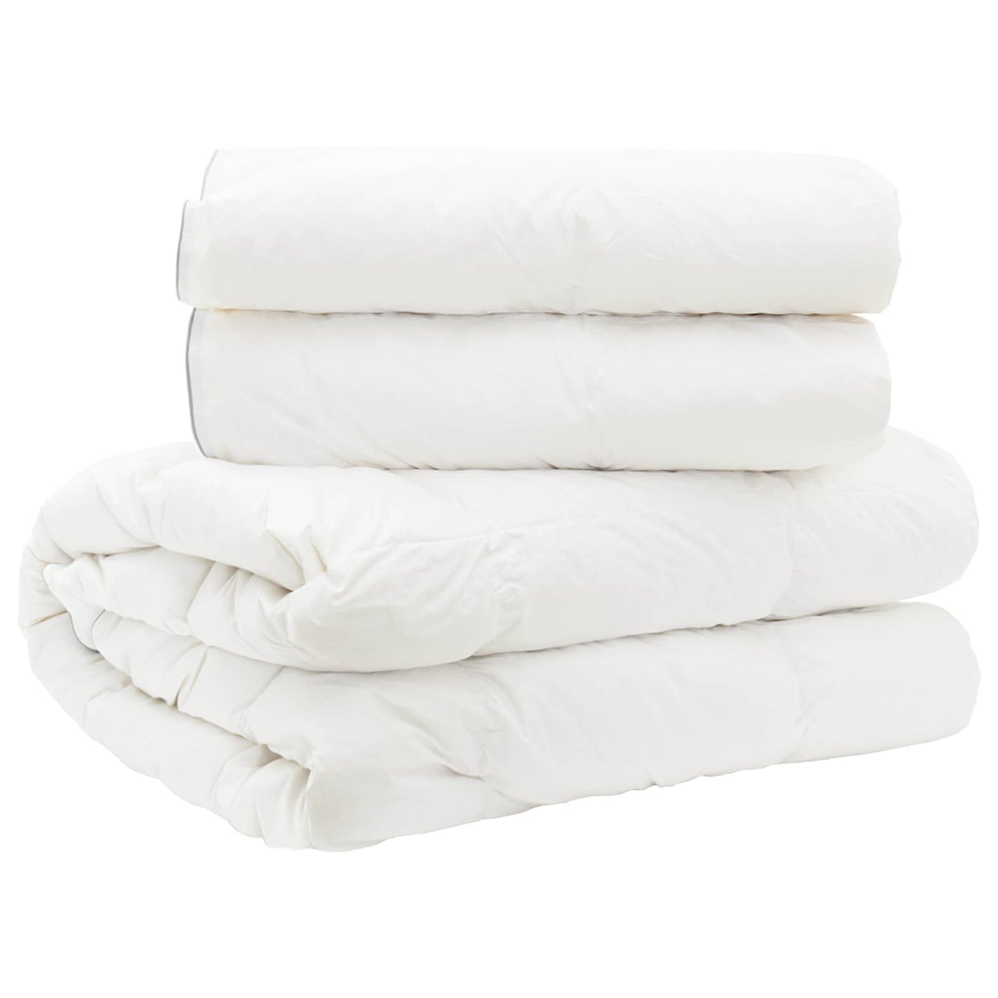 Duvet FULDA 200 x 220 cm 4 Seasons 310 GSM 90% Goose Down White