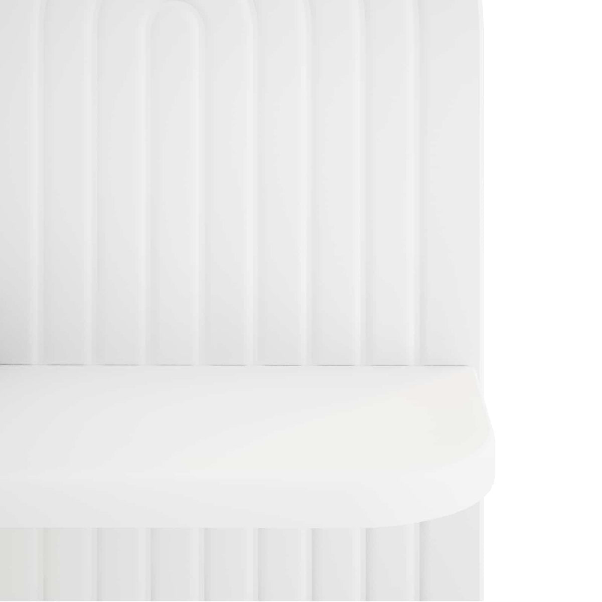 Wall Shelf 2 pcs White 23 x 13.5 x 37.5 cm Engineered Wood