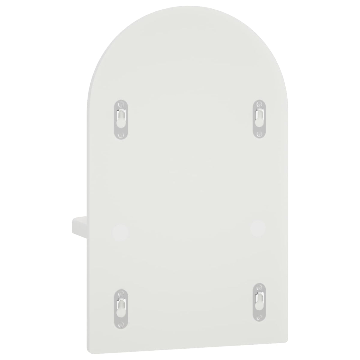 Wall Shelf 2 pcs White 23 x 13.5 x 37.5 cm Engineered Wood