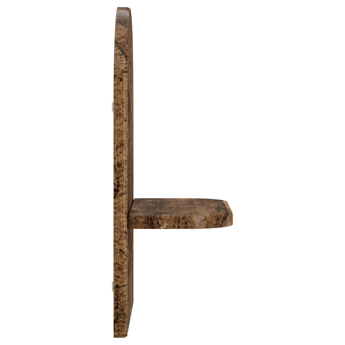 Wall Shelf 2 pcs Old Wood 23 x 13.5 x 37.5 cm Engineered Wood
