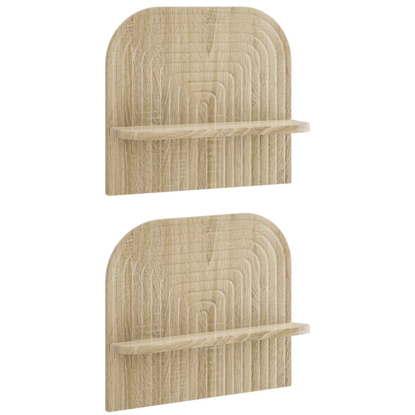 Wall Shelf 2 pcs Sonoma Oak 41 x 13.5 x 37.5 cm Engineered Wood