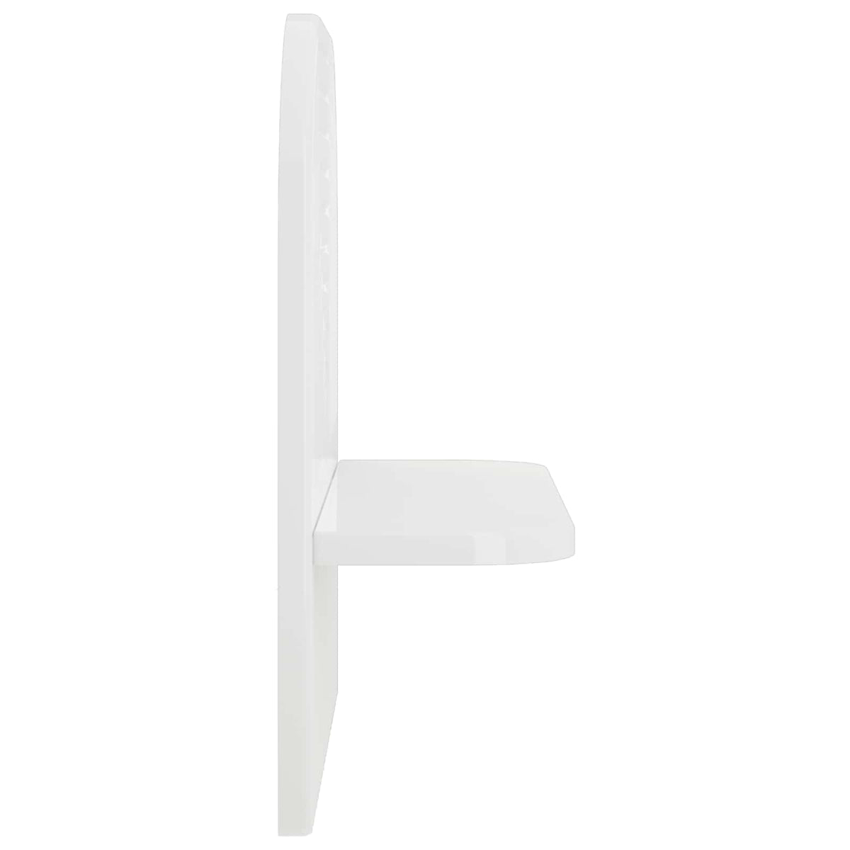 Wall Shelf 2 pcs High Gloss White 41 x 13.5 x 37.5 cm