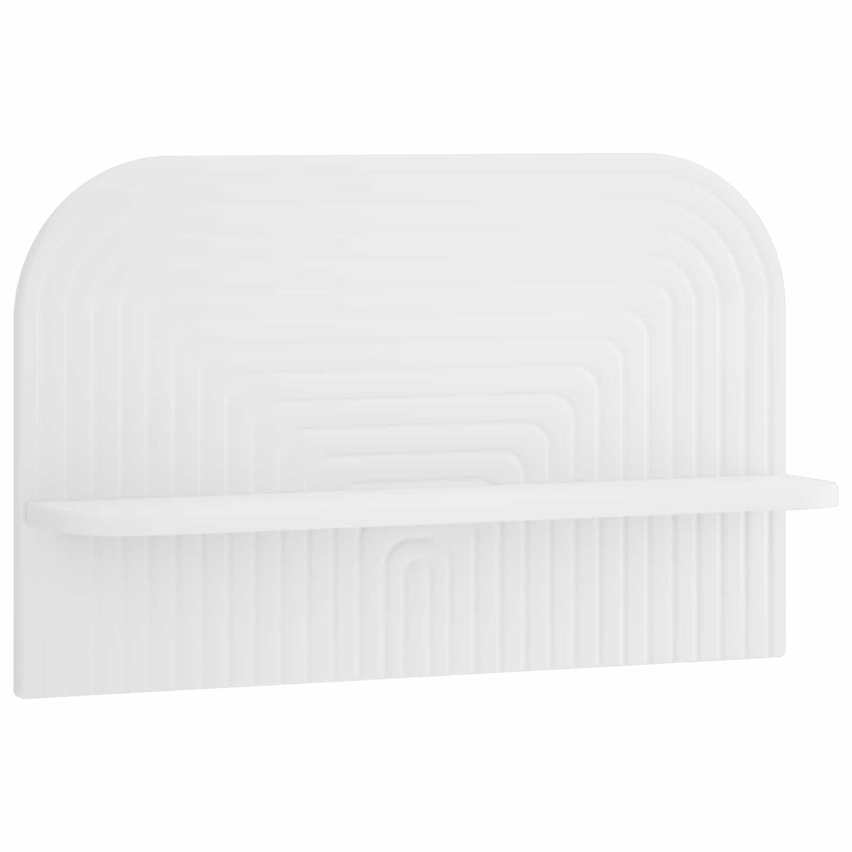 Wall Shelf 2 pcs White 60 x 13.5 x 37.5 cm Engineered Wood