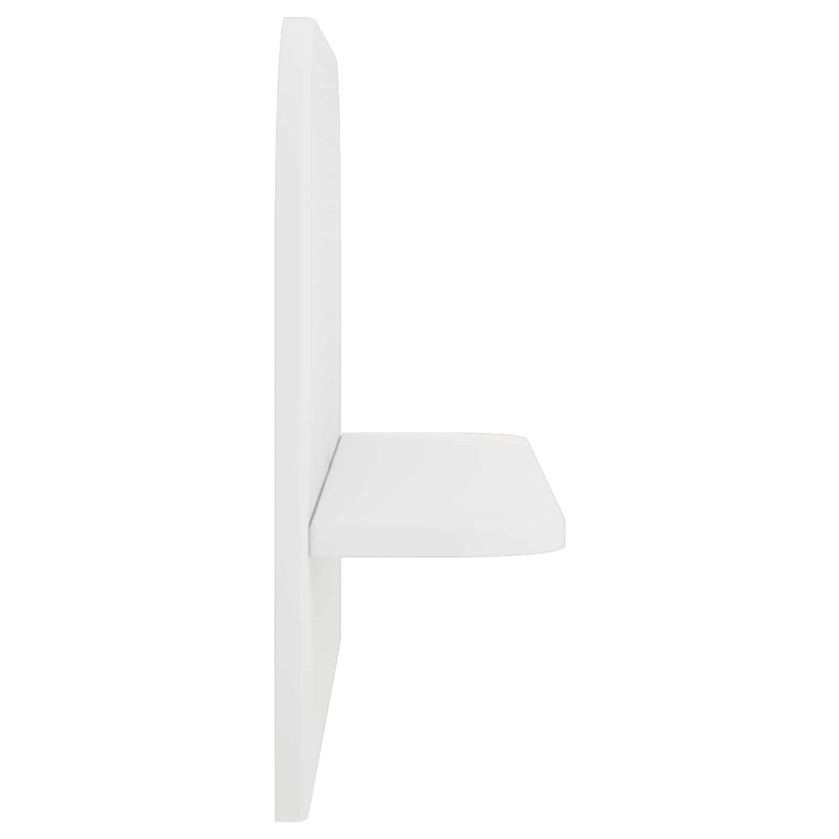 Wall Shelf 2 pcs White 60 x 13.5 x 37.5 cm Engineered Wood