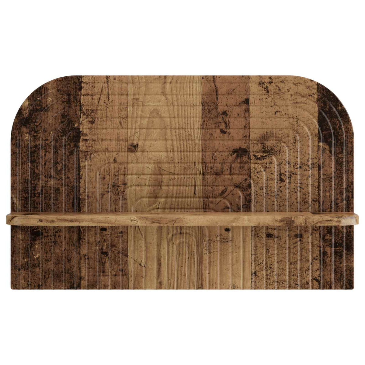 Wall Shelf 2 pcs Old Wood 60 x 13.5 x 37.5 cm Engineered Wood