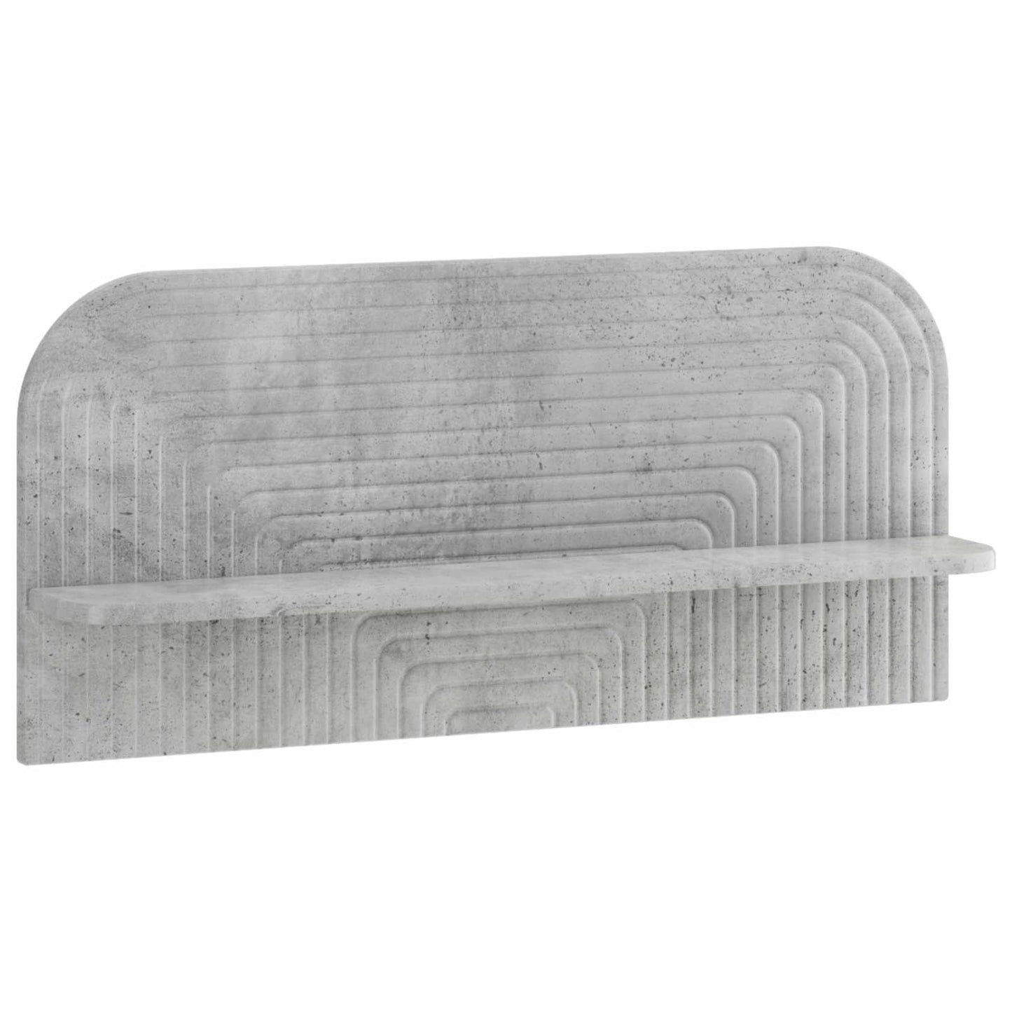Wall Shelf 2 pcs Concrete Grey 80.5 x 13.5 x 37.5 cm
