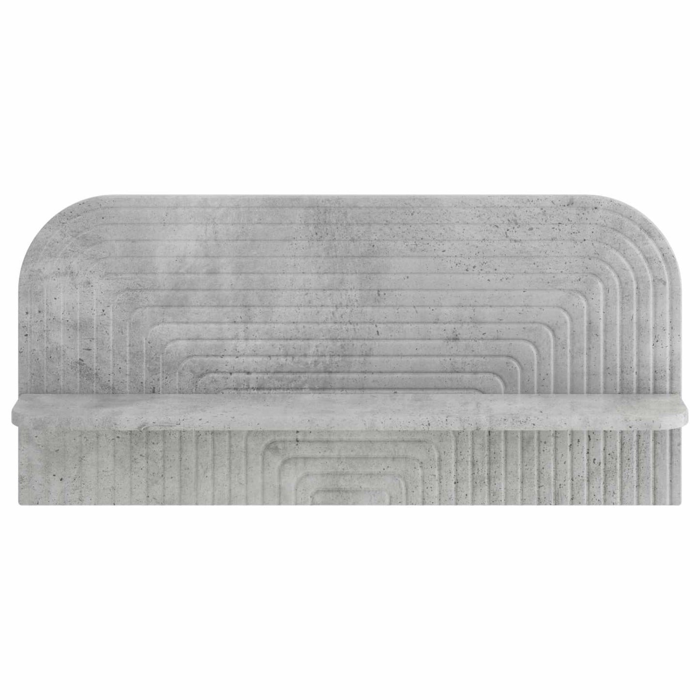 Wall Shelf 2 pcs Concrete Grey 80.5 x 13.5 x 37.5 cm