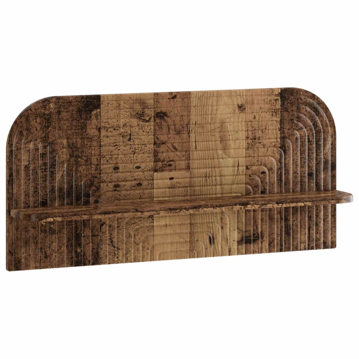 Wall Shelf 2 pcs Old Wood 80.5 x 13.5 x 37.5 cm Engineered Wood