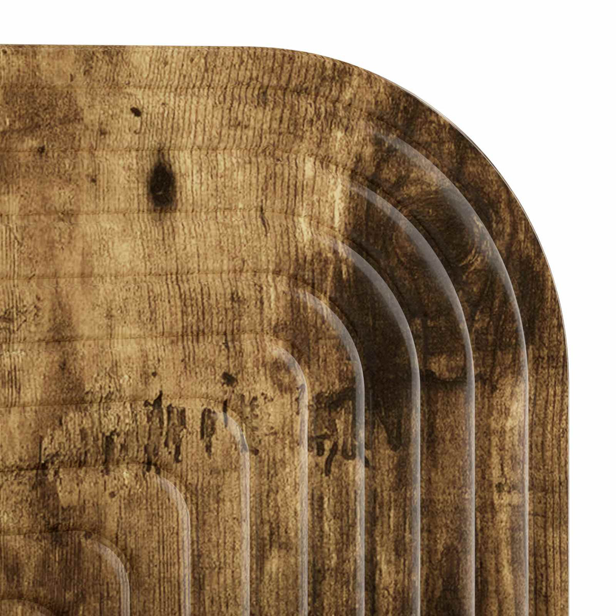 Wall Shelf 2 pcs Smoked Oak 102 x 13.5 x 37.5 cm