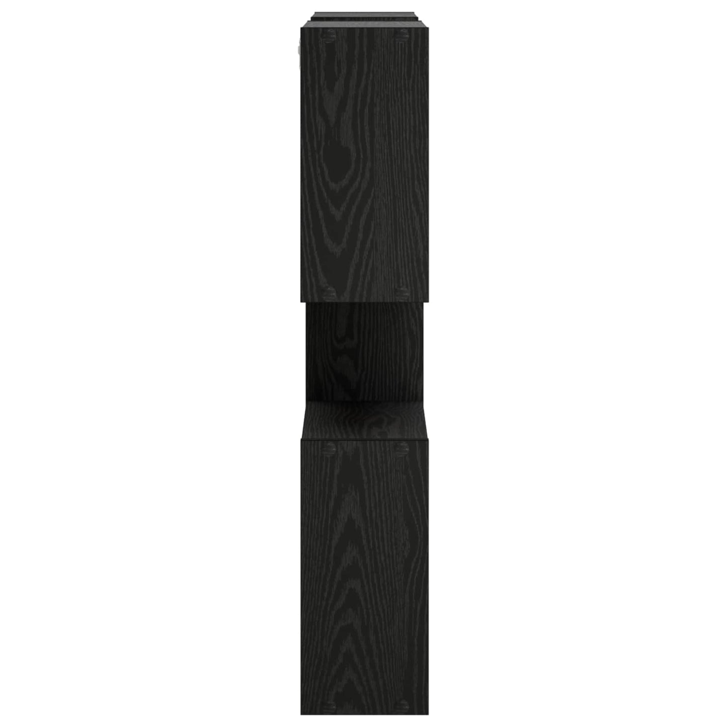 Wall Shelf Black 99.5 x 17 x 91 cm Engineered Wood