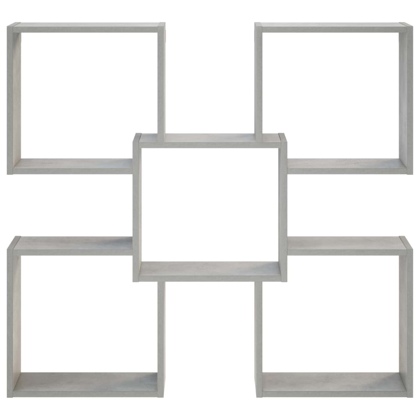 Wall Shelf Concrete Grey 99.5 x 17 x 91 cm Engineered Wood