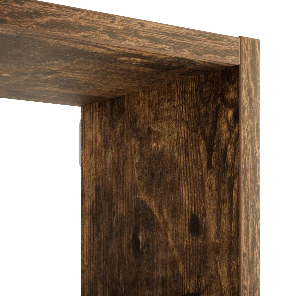 Wall Shelf Smoked Oak 103 x 17 x 80 cm Engineered Wood