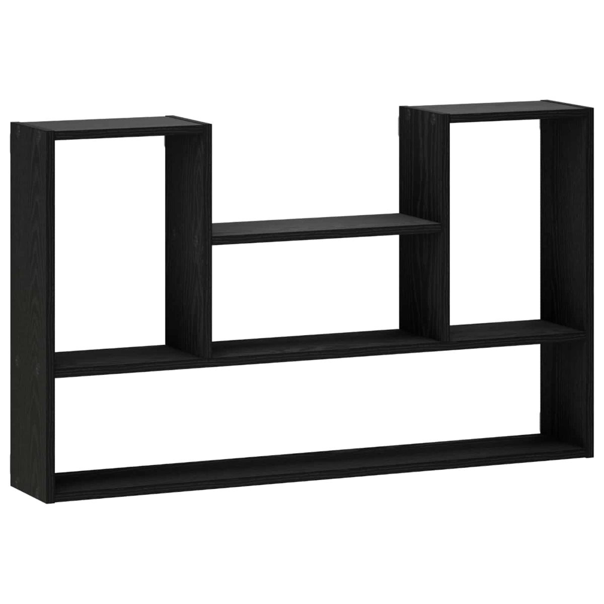 Wall Shelf Black 100 x 17 x 60 cm Engineered Wood
