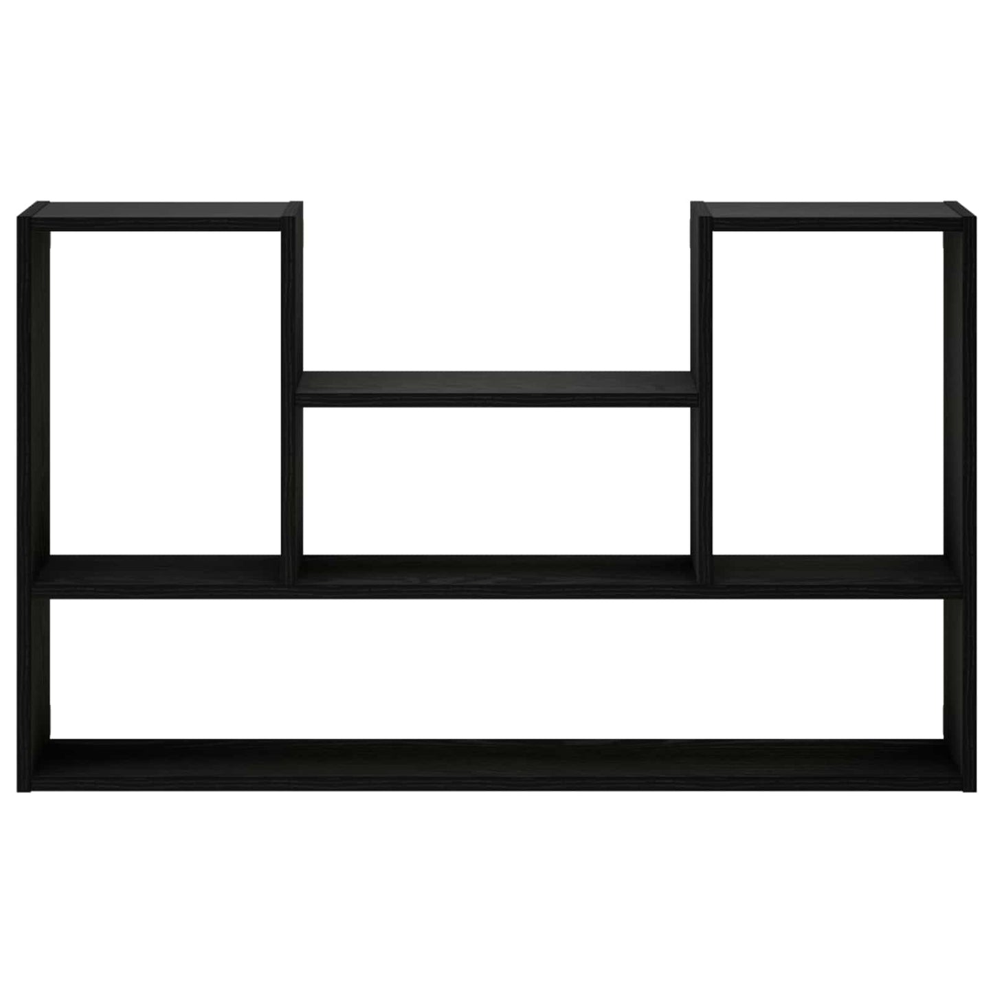 Wall Shelf Black 100 x 17 x 60 cm Engineered Wood