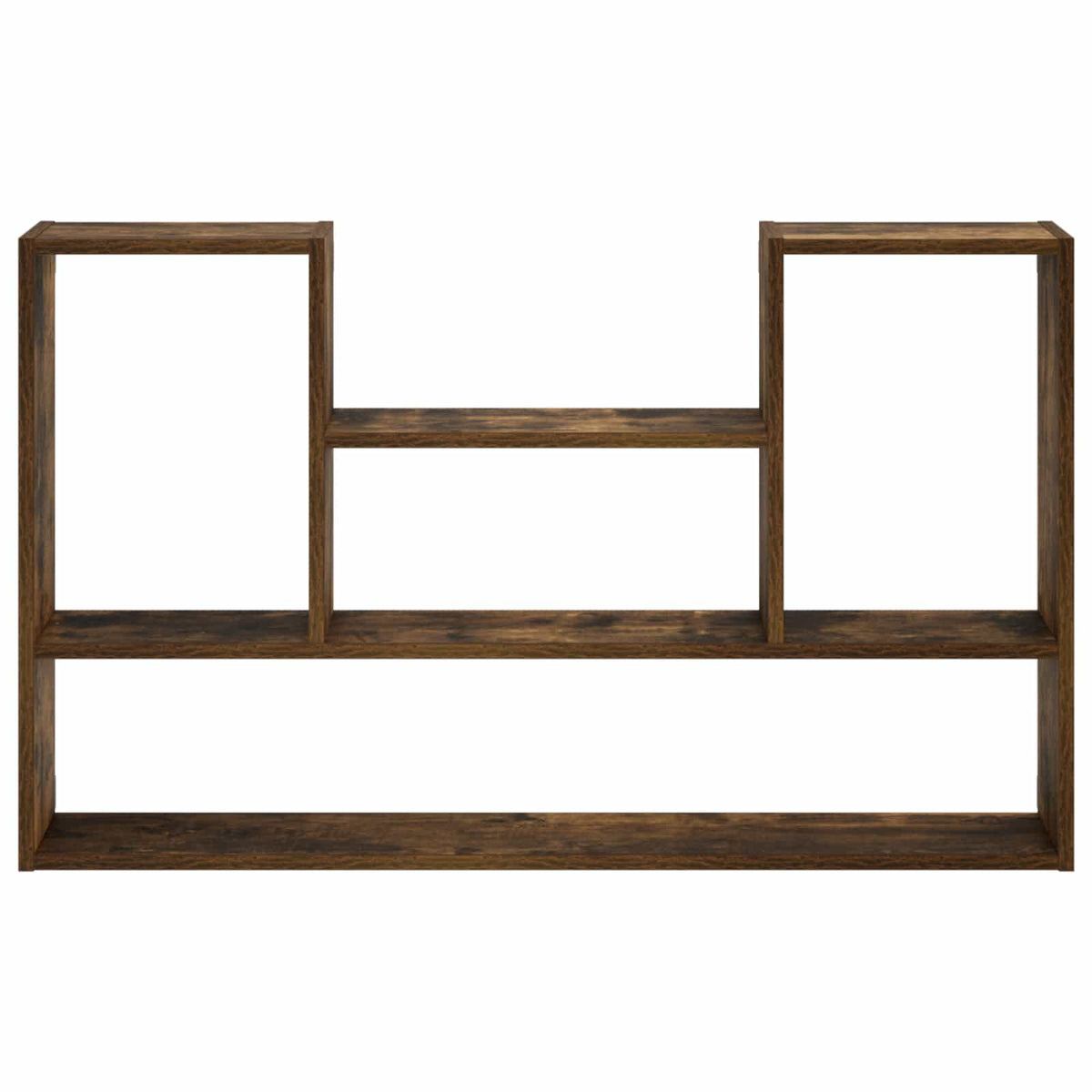 Wall Shelf Smoked Oak 100 x 17 x 60 cm Engineered Wood