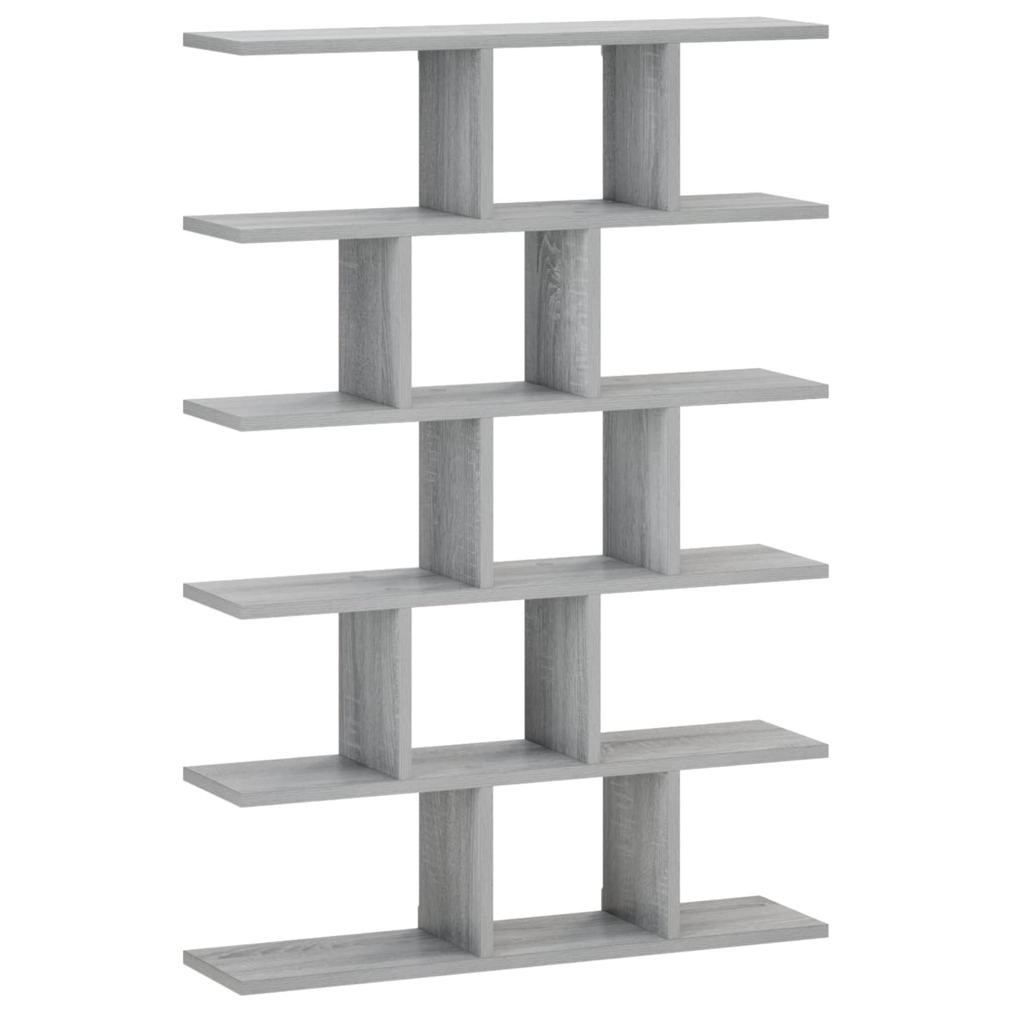 Wall Shelf Grey Sonoma 70 x 17 x 101 cm Engineered Wood