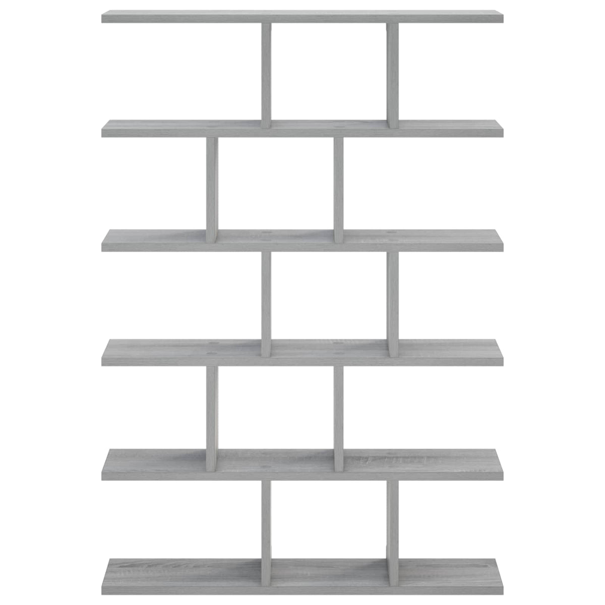 Wall Shelf Grey Sonoma 70 x 17 x 101 cm Engineered Wood