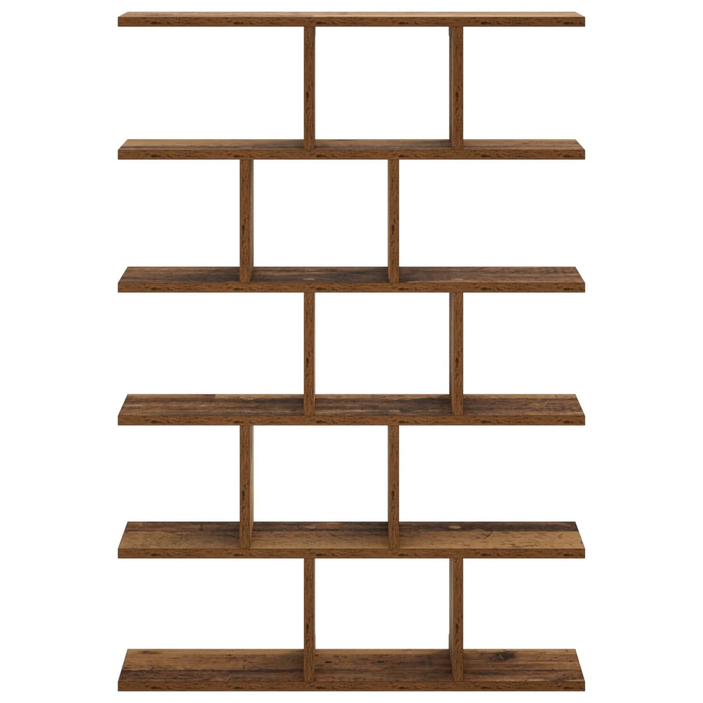 Wall Shelf Oak Wood 70 x 17 x 101 cm Engineered Wood