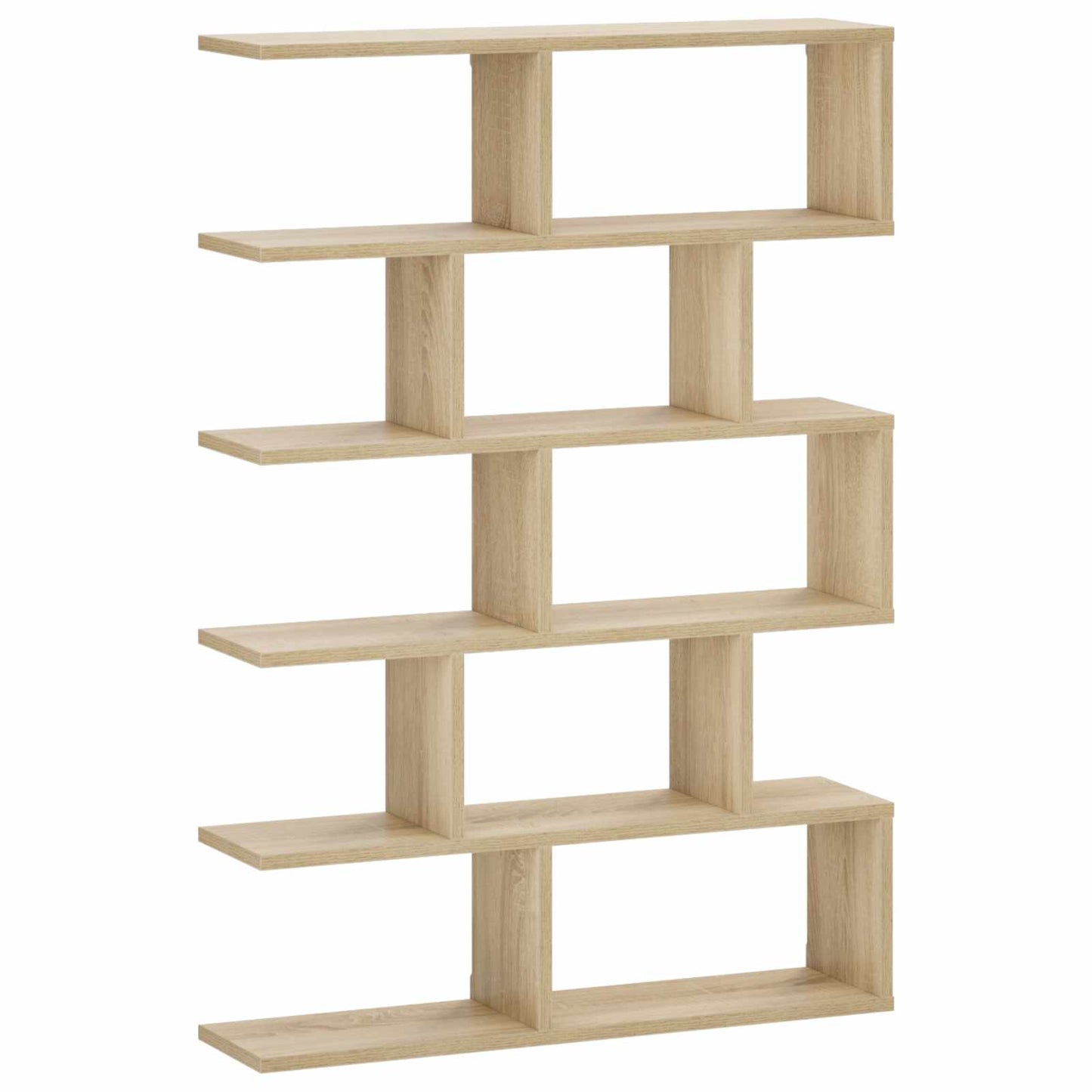 Wall Shelf Sonoma Oak 70 x 17 x 101 cm Engineered Wood