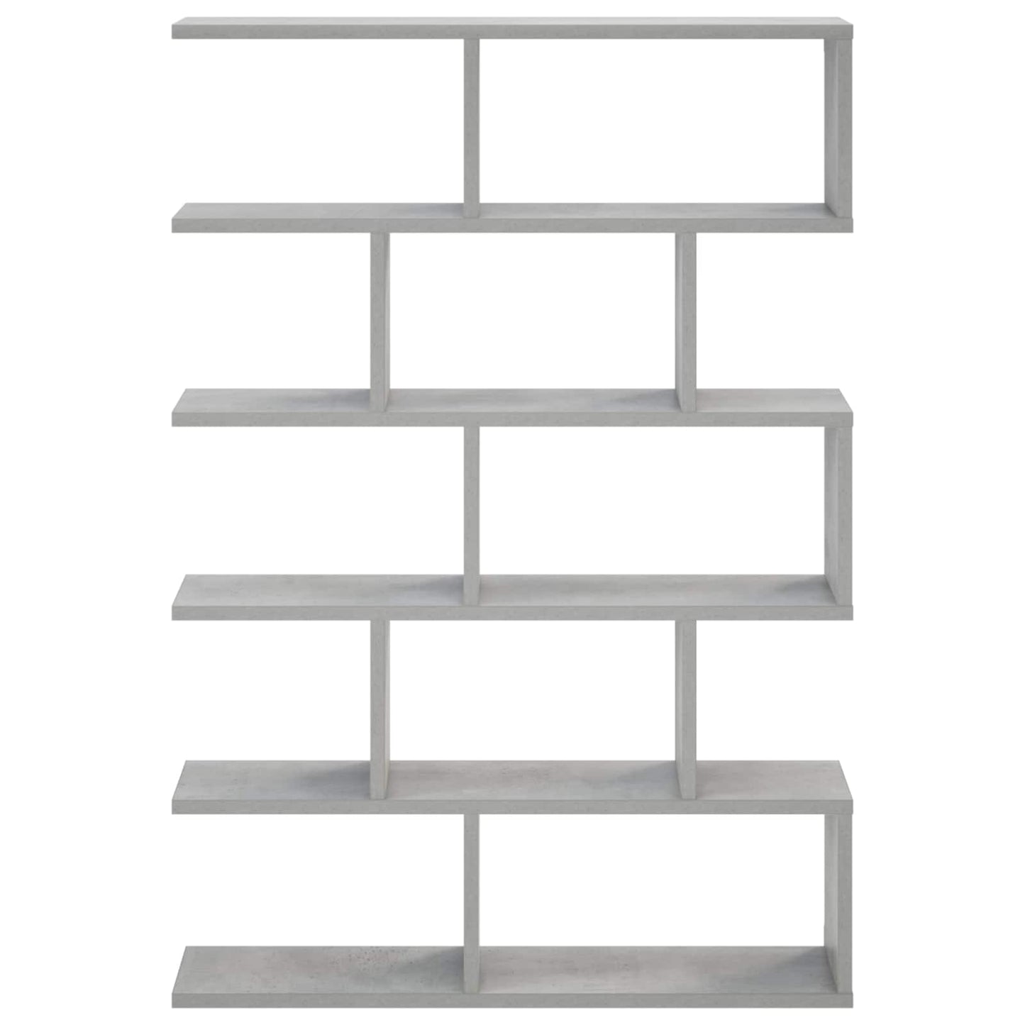 Wall Shelf Concrete Grey 70 x 17 x 101 cm Engineered Wood