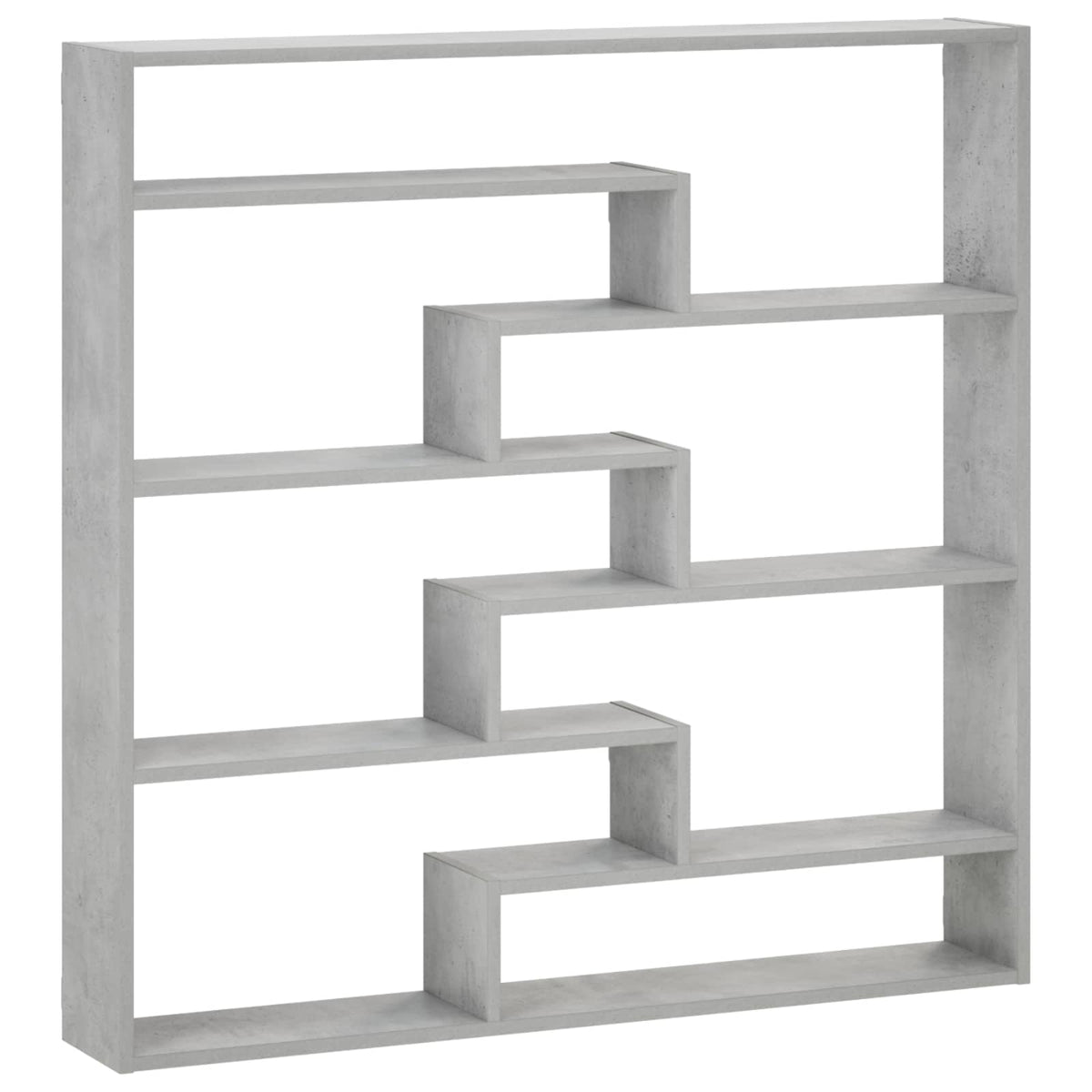 Wall Shelf Concrete Grey 103 x 17 x 102 cm Engineered Wood
