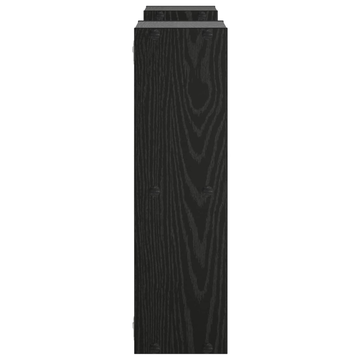 Wall Shelf Black Oak 102 x 17 x 59 cm Engineered Wood