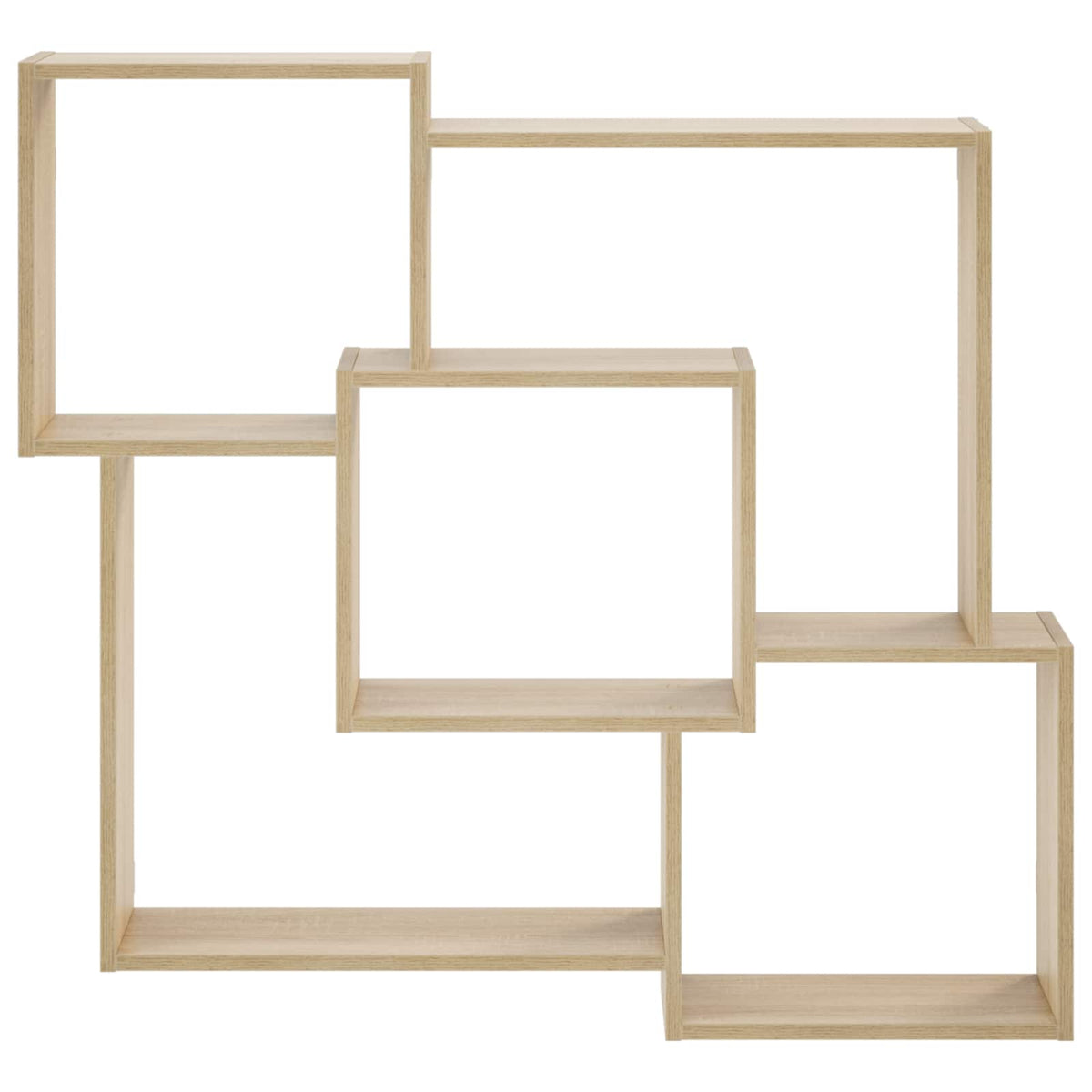Wall Shelf Sonoma Oak 98 x 17 x 91 cm Engineered Wood