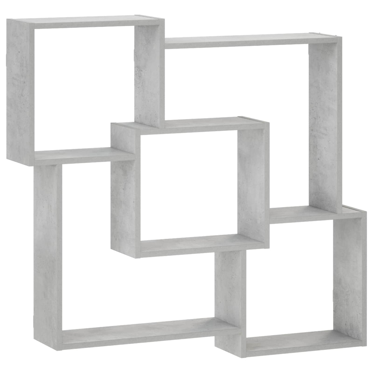 Wall Shelf Concrete Grey 98 x 17 x 91 cm Engineered Wood