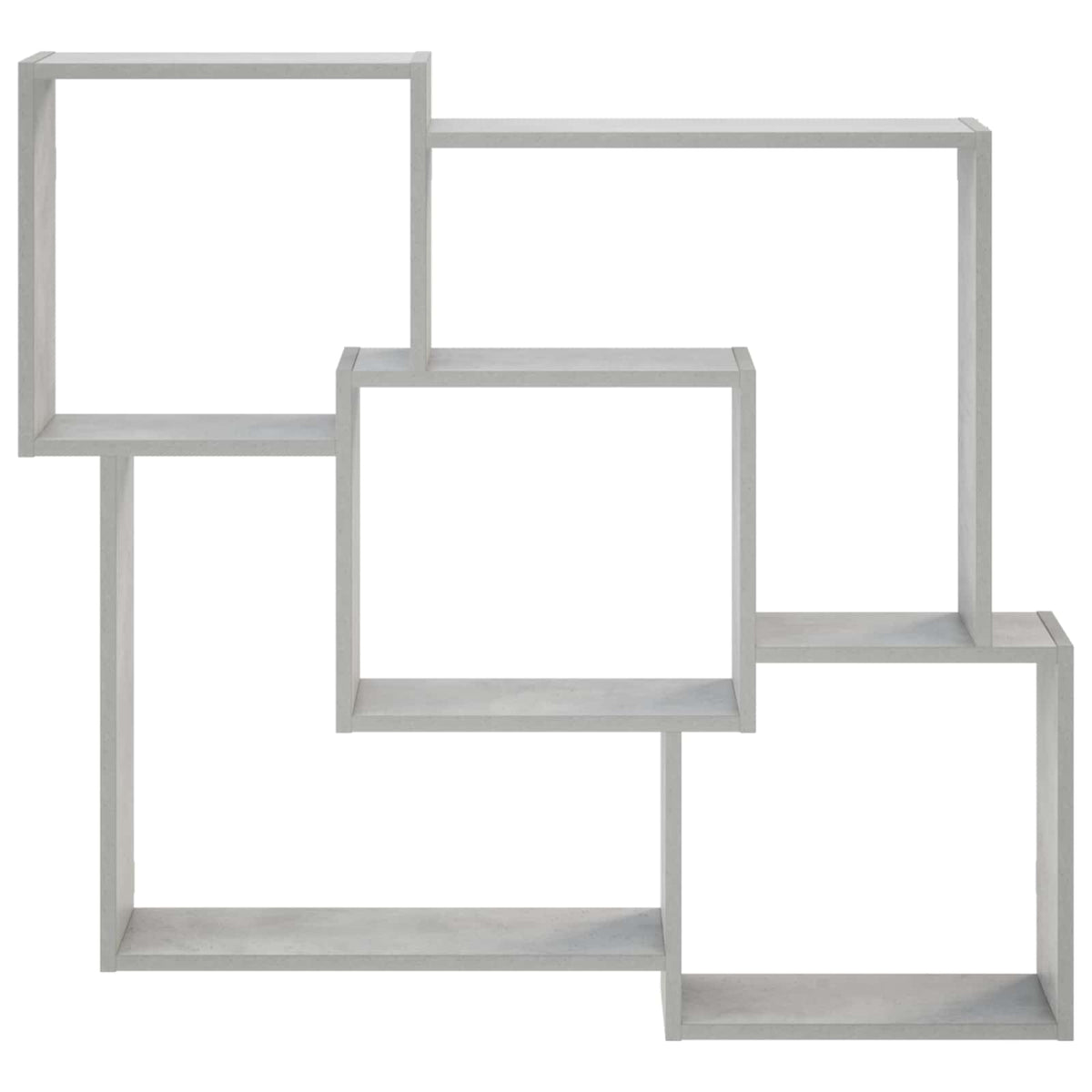 Wall Shelf Concrete Grey 98 x 17 x 91 cm Engineered Wood