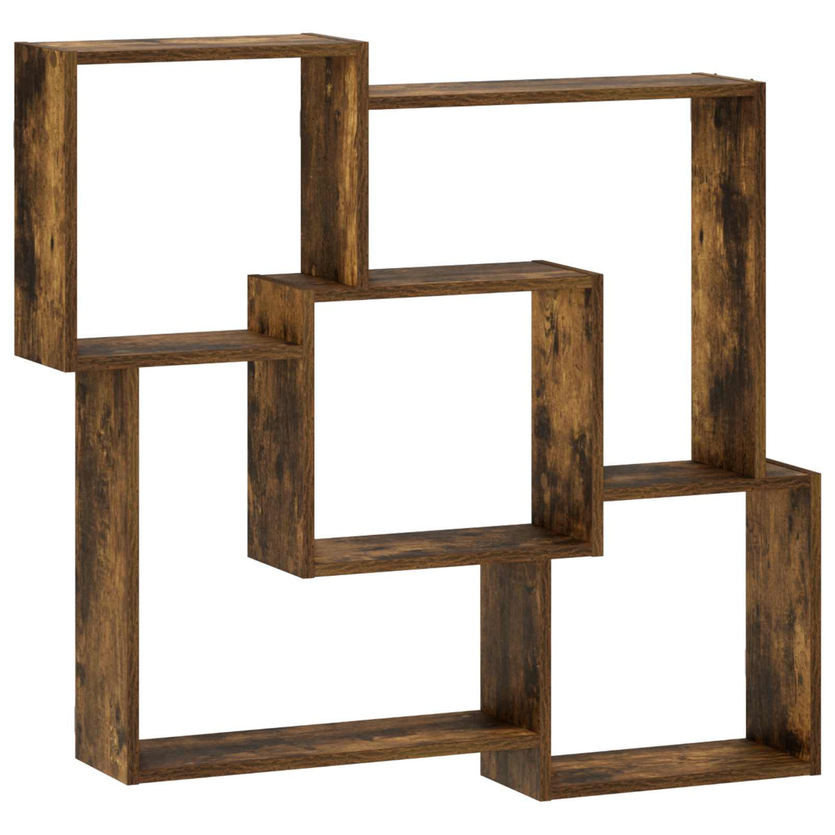 Wall Shelf Smoked Oak 98 x 17 x 91 cm Engineered Wood