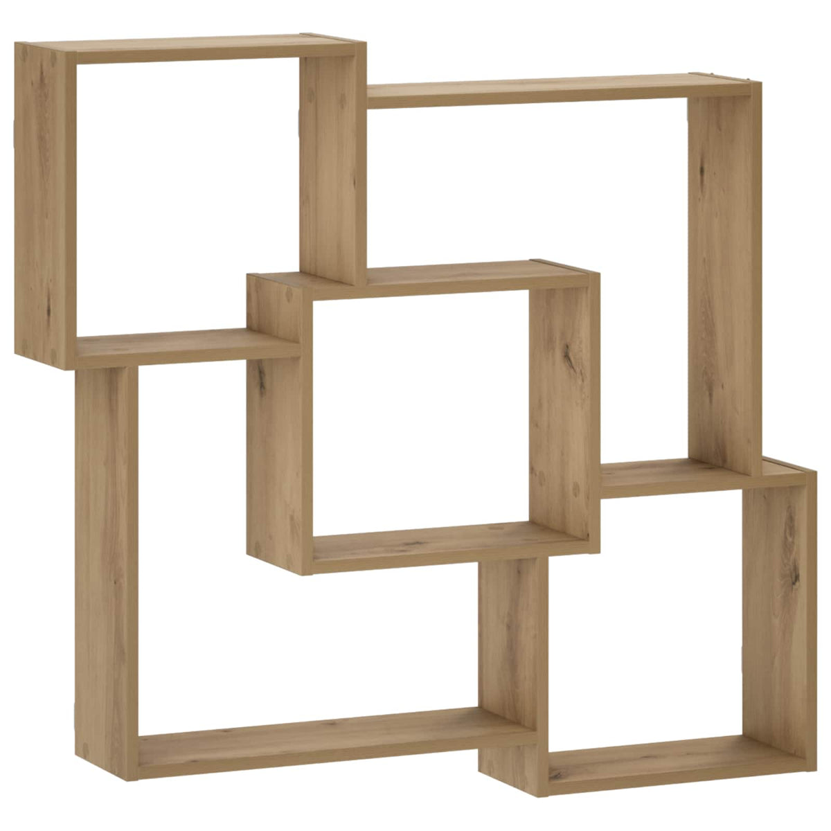 Wall Shelf Artisan Oak 98 x 17 x 91 cm Engineered Wood