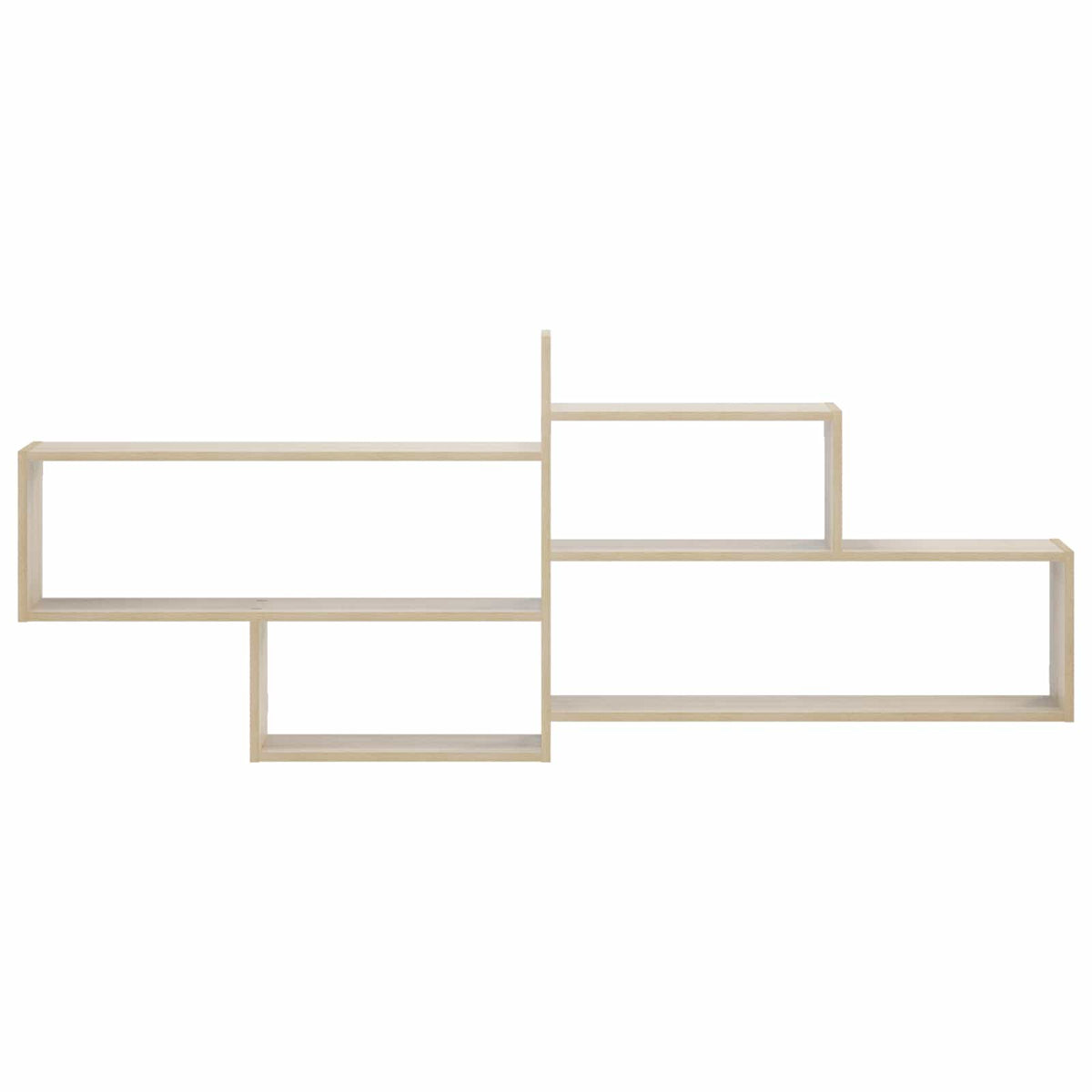Wall Shelf Sonoma Oak 168.5 x 17 x 68 cm Engineered Wood