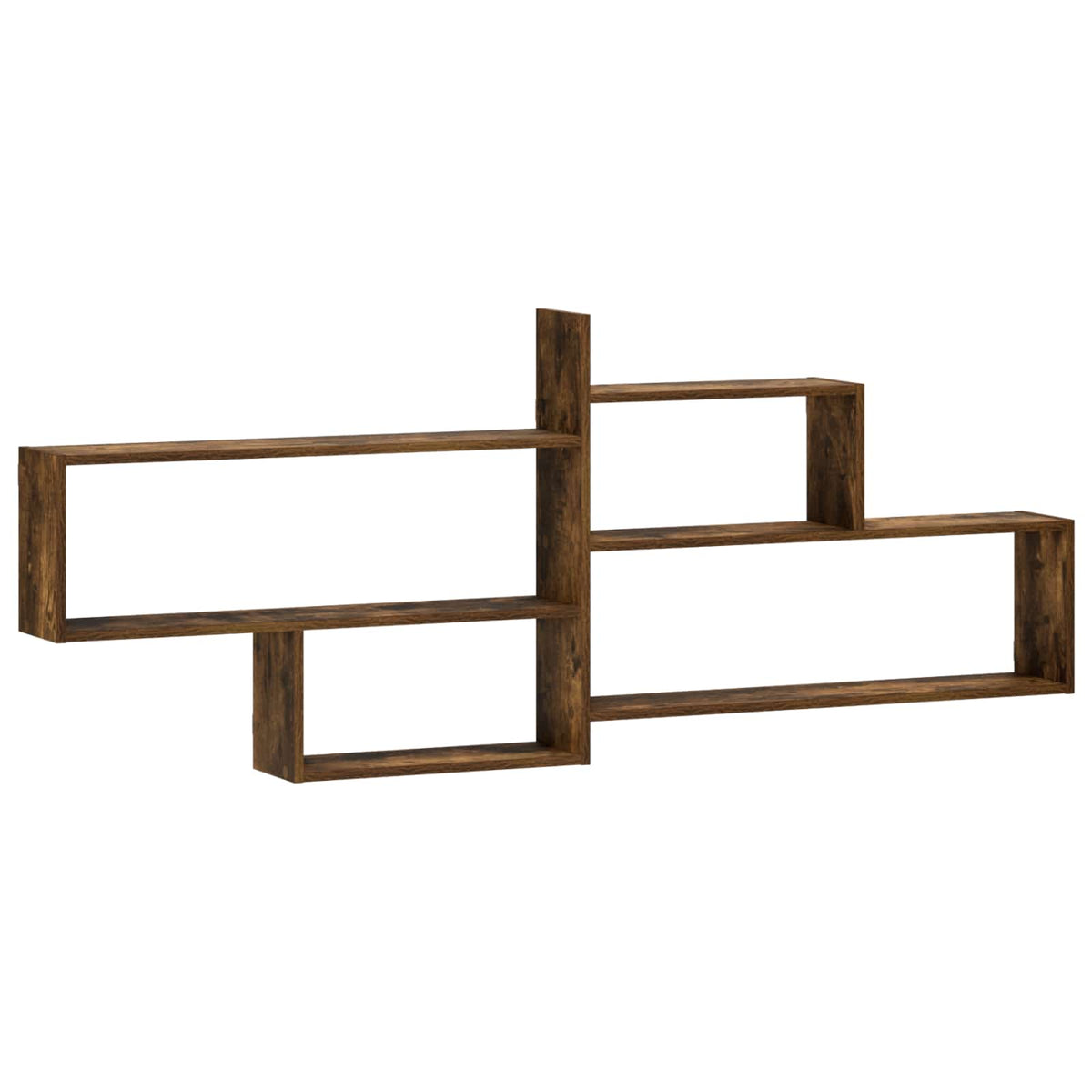 Wall Shelf Smoked Oak 168.5 x 17 x 68 cm Engineered Wood
