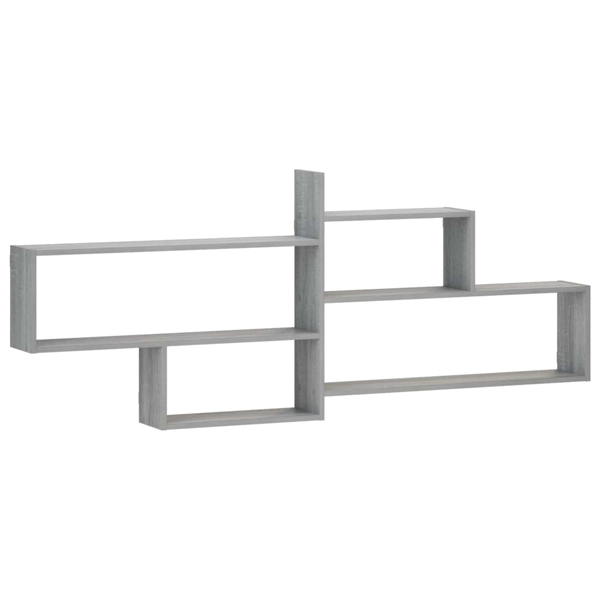 Wall Shelf Grey Sonoma 168.5 x 17 x 68 cm Engineered Wood