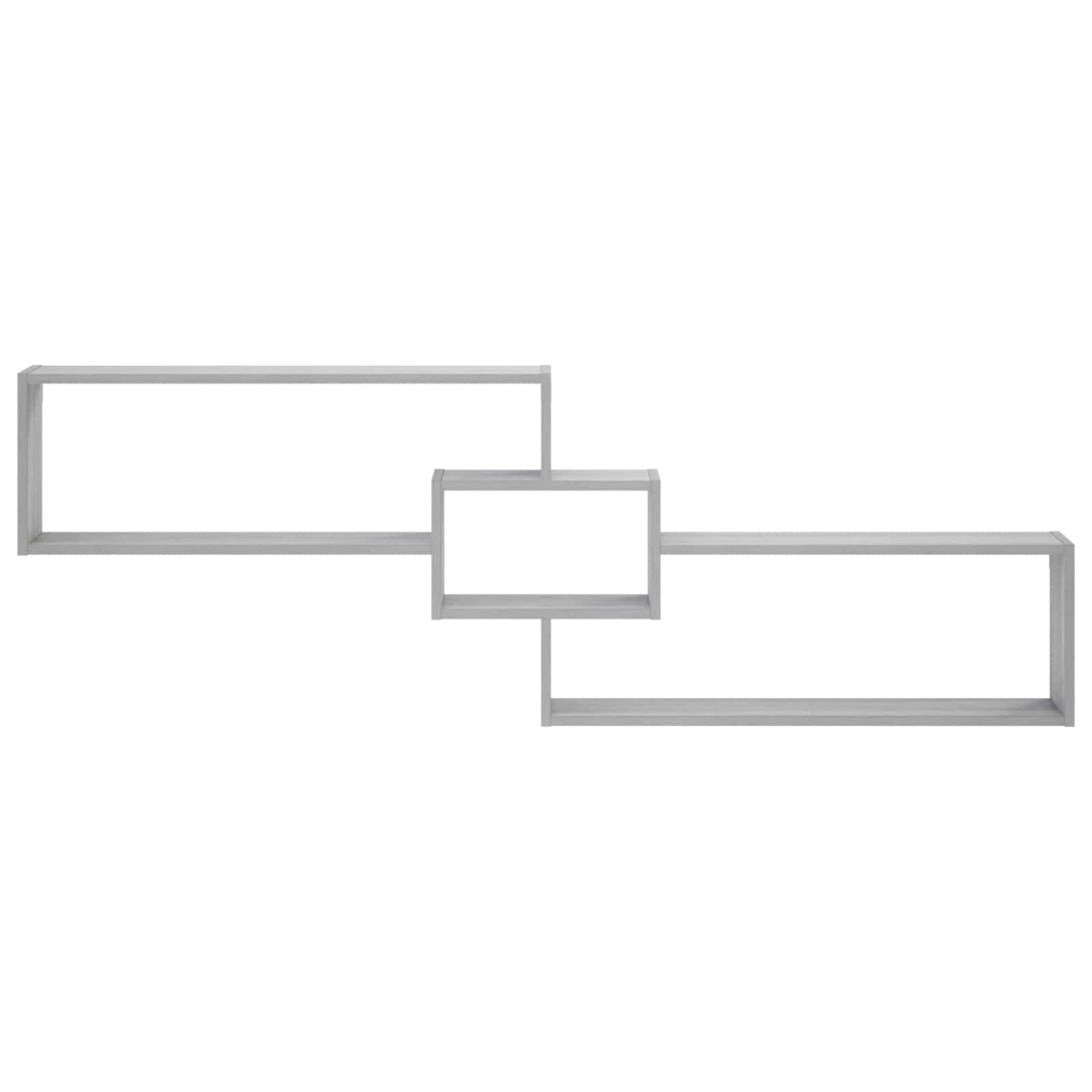 Wall Shelf Grey Sonoma 158 x 17 x 53 cm Engineered Wood